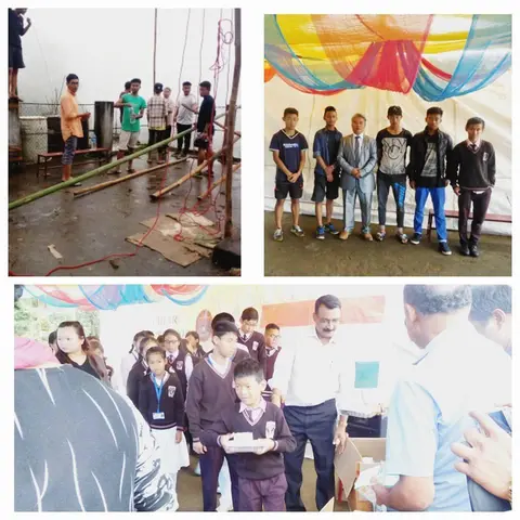  The 'muscles' behind 2017 Independence Day tent setup