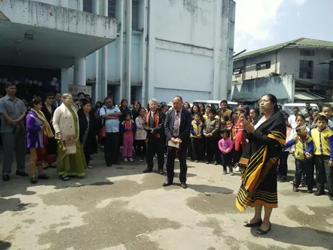 Glimpse of the crowd during 'Ring the Bell' activity conducted after Umang Festival on 20th of March 2019. 