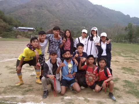 Winner of football match - Congratulations RED HOUSE!