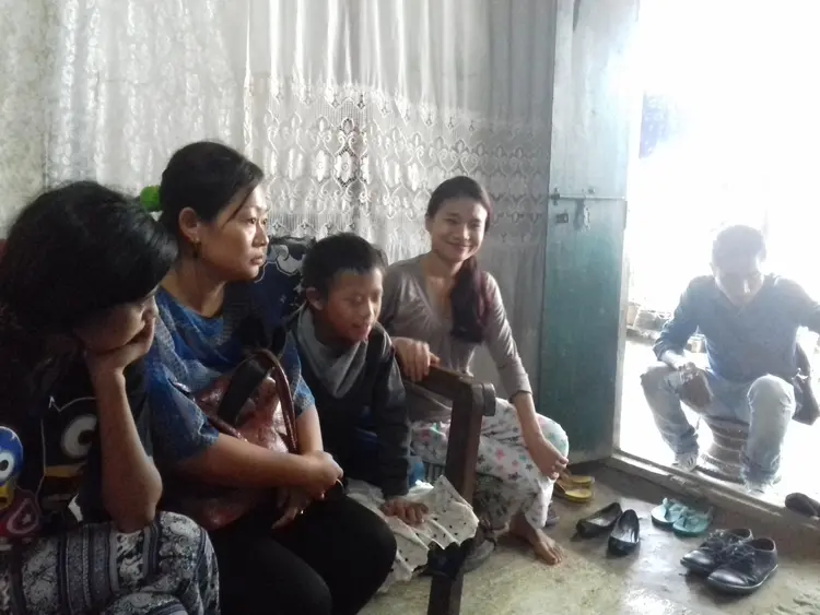 Home visit by CBS Field Workers